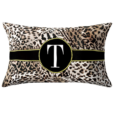 

〖Follure〗English Alphabet Pillow Print Cushion Flower Pillowcase Cover Room Decoration
