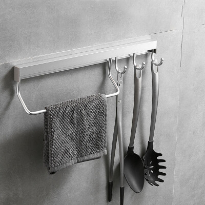 

Aluminum Free Punching Kitchen Rack Bathroom Towel Rack Wall Mount Rack Shelf