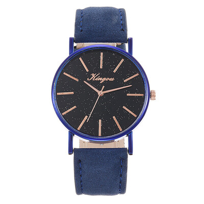 

RM Women Leather Belt Watch Starry Sky Geneva Simple Belt Watch
