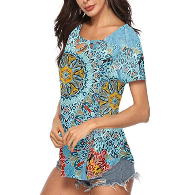 

Starmoon Womens Crisscross V Neck Top Short Sleeve Summer Casual T Shirts