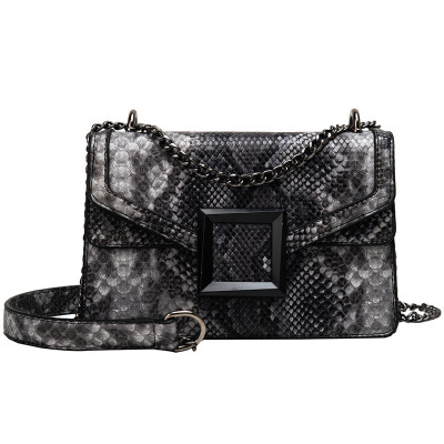 

Bag female 2019 new retro letter printing handbag European&American webbing shoulder diagonal package