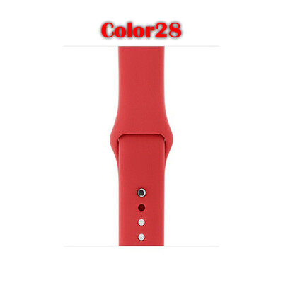 

Silicone Sports Band for Apple Watch Series 123 38MM 42MM Rubber Watchband for iWatch Volt series 4 40mm 44mm