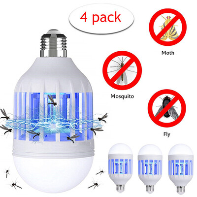 

〖Follure〗2 in 1 Light Zapper LED Light Bulb Bug Mosquito Fly Insect Killer Bulb Lamp Home