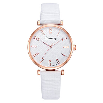 

Best Selling Women Watches Roman Numerals Dial Ladies Analog Quartz Wristwatch Featured Leather Strap Clock Relogio Feminino