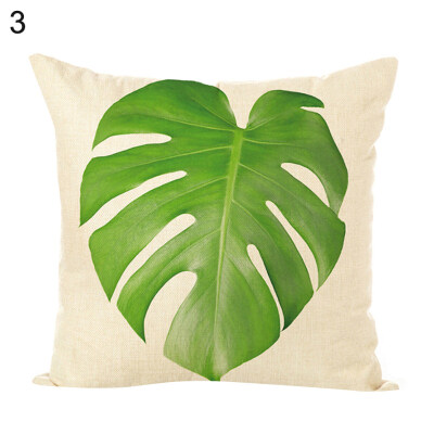 

Sparse Monstera Leaves Square Throw Pillow Case Cushion Cover Sofa Bed Car Decor