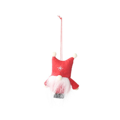 

Christmas Plush Gnome Doll Christmas Pendant Ornament With Hanging String Seasonal Xmas Tree Hanging Ornament Home Decoration