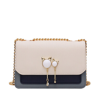 

Atmospheric bag female 2019 new simple fashion girl tide Korean version of the wild silk scarf slung shoulder bucket bag