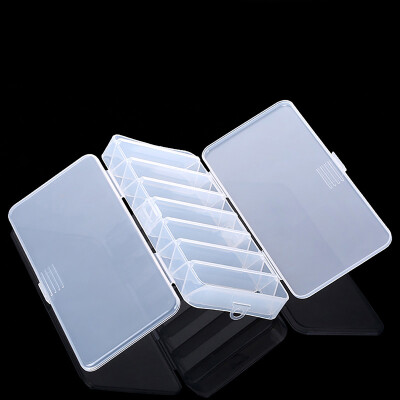 

Fish Lures Rigid Case 14 Slots Double Sided Spinner Plastic Useful Multifunctional Fly Fishing Box Storages 100 High Quanlity