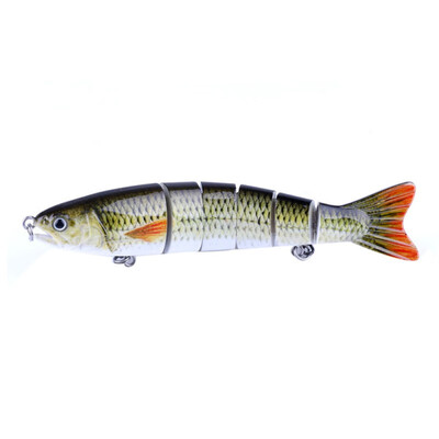 

New Hot 127CM Fishing Lure Mini 3D Artificial Bait False Multi Joint Printed Fish Shape ABS Plastic Lure Fishing Accessories