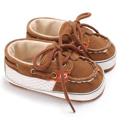 

WEIXINBUY Baby Boy Toddler First Walkers Cotton Canvas Shoes Infant Sneaker Stitching Straps Soft Bottom Non-slip Casual Shoes