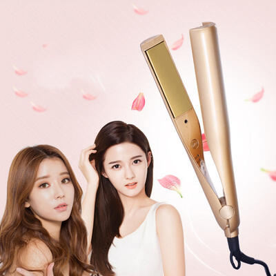 

Hair Straightener Professional Flat Iron Curling Wand 2 In 1 Straightening And Curling Salon Styling ToolsUS PLUG
