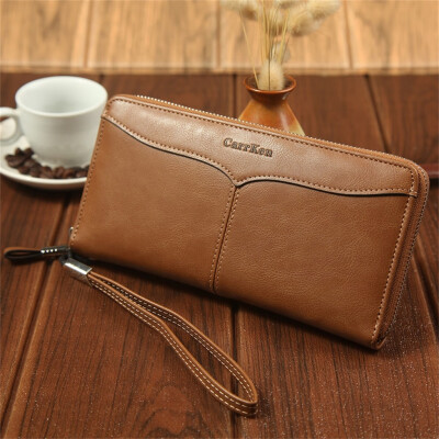 

Tailored Men Long Wallet Casual Multi-function Clutch Bag Card Package Multi-card Holder