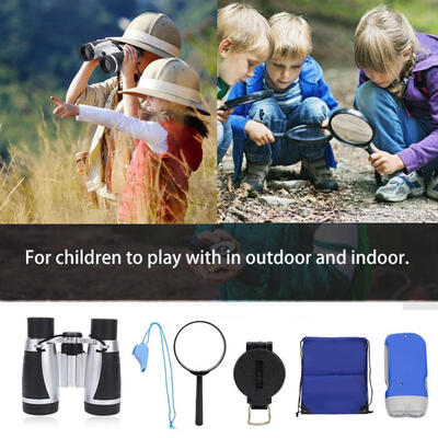 

Greensen Portable Children Binocular High-definition Kids Telescope Set for Outdoor Sport Game Toy