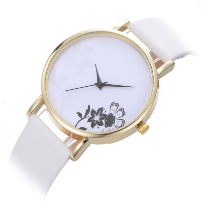 

Lvpai P338 Women Floral Analog Quartz PU Wrist Watch