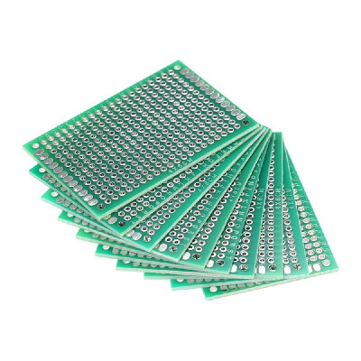 

10PCS Double Side Spray-tin Prototype PCB Board Universal Breadboard Panel 46cm