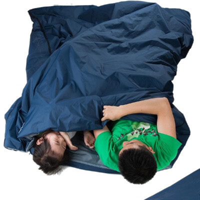 

Envelope Outdoor Sleeping Bag Camping Travel Hiking Multifuntion Ultra-light Sky Blue