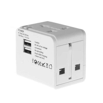 

New Universal Power Adapter Electric Converter World USB Travel Plug