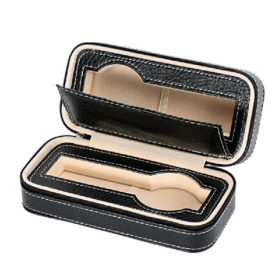 

Portable 248 Grids Travel Watch Box Superior PU Leather Watch Storage Case Organizer