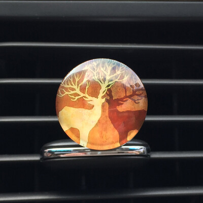 

Tailored Christmas Elk Car Vents Perfume Clips Time Gem Car Aromatherapy