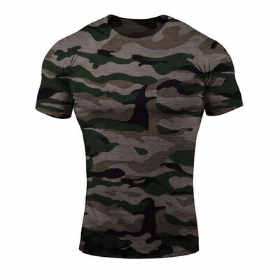 

SUNSIOM Mens Camo Sports Gym Muscle Tee T-shirt Casual Top Bodybuilding Fitness Tank Top