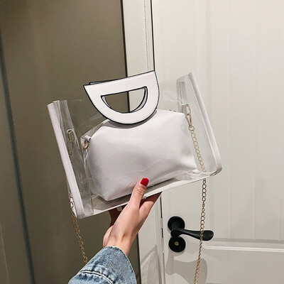 

Tailored Fashion Ladies Chain Versatile Handbag Shoulder Bag Messenger Bag Clutch Bag