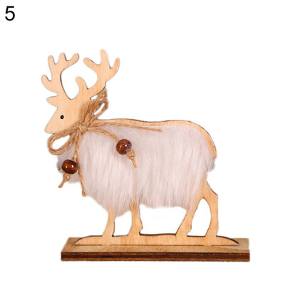 

Christmas Santa Claus Elk Doll Ornament Xmas Desktop Showcase Party Home Decor