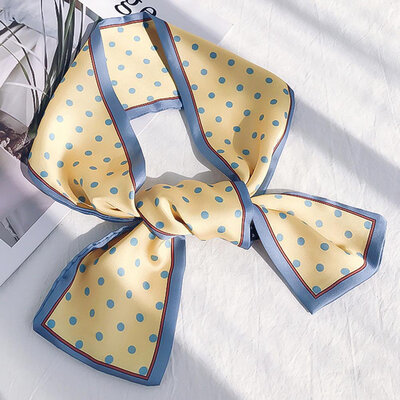 

New Silk Scarf Head Scarf MsProfessional Variety Decorative Print Scarf For Daily Decoration Business Party 1009Cm