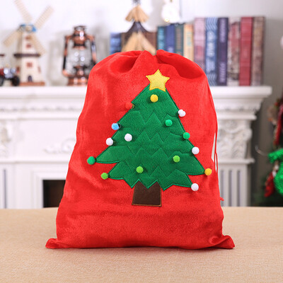 

〖Follure〗Santa Claus Kids Candy Present Bags Handbag Pouch Wedding Sack Gift Bag