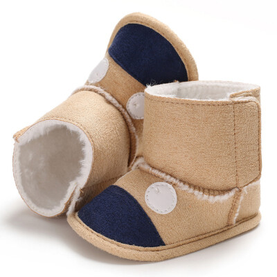 

Fashion Winter Baby Cute Cartoon Boots Soft Plush Booties for Infant Girls Boys Anti Slip Snow Boot keep Warm Cute Crib shoes