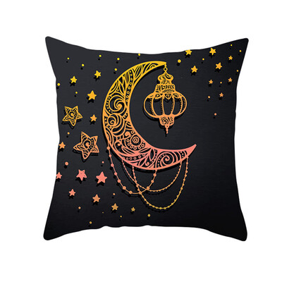 

Siaonvr Muslim Ramadan Pattern Polyester Cushion Cover Pillow Case Home Decor