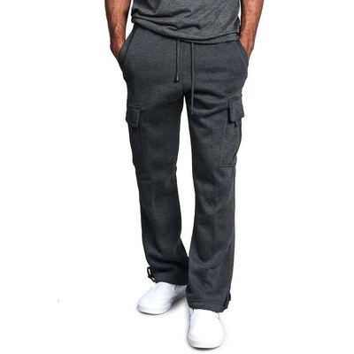 

Men Loose Fit Drawstring Cargo Trousers Work Pants Pocket Casual -3XL Big Size Tracksuit Gym Sweatpants