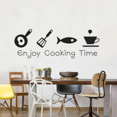 

Gobestart Hot Removable Kitchen Rules Words Wall Stickers Decal Home Decor Vinyl Art Mural