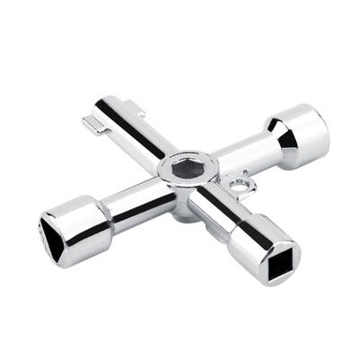

Greensen Multifunctional Cross Round Hole key Triangular Wrench for Electrical Control Cabinet Elevator