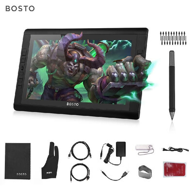 

BOSTO 22UX 215 Inch Graphic Monitor Drawing Tablet HD IPS Display Screen 1920 1080 Resolution with 20 Express Keys2 RollersAd