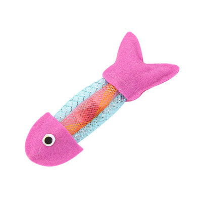 

Cat Hose Spring Fish Toy Puppy Kitten Playing Toys Pet Action Durable Interactive Toys Pet Accessories