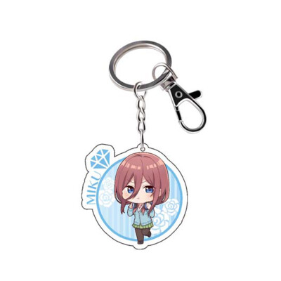 

CAR-TOBBY Anime The Quintessential Quintuplets Nakano Miku Acrylic Keychain Decor