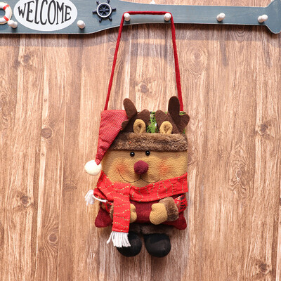 

Toponeto Christmas Santa Cute Ornaments Festival Party Xmas Candy Bag Storage Decoration