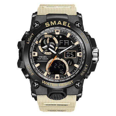 

SMAEL 8011 Male Military Watch Fashion Waterproof Wristwatch Multifunctional Digital Sport Watches