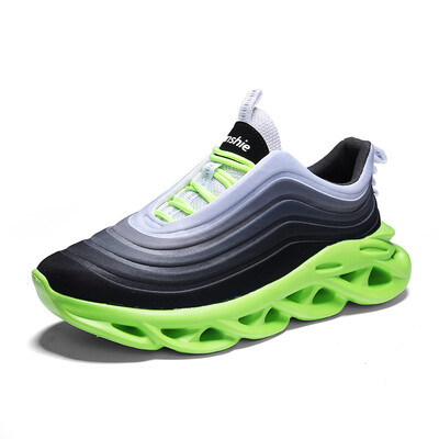 

Blade edge old shoes mens casual sneakers soft bottom white running shoes gradient rainbow shoes sports tide mens shoes