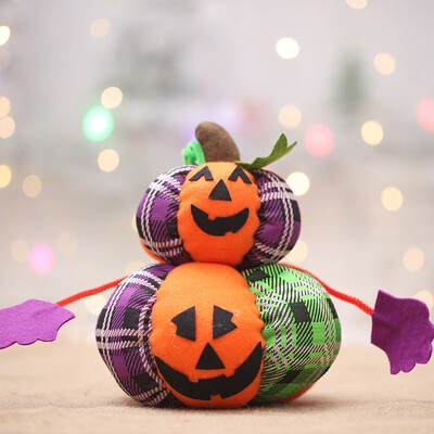

Toponeto Halloween Witch Pumpkin Cat Decoration Home Ornament Plush Stuffed Doll Toys