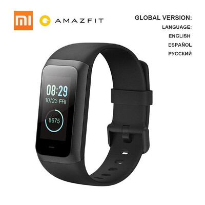 

New Global Version Xiaomi Huami Amazfit Band 2 5 ATM Waterproof Smart Bracelet 25D Color IPS Screen Heart Rate Monitor Sleep Trac