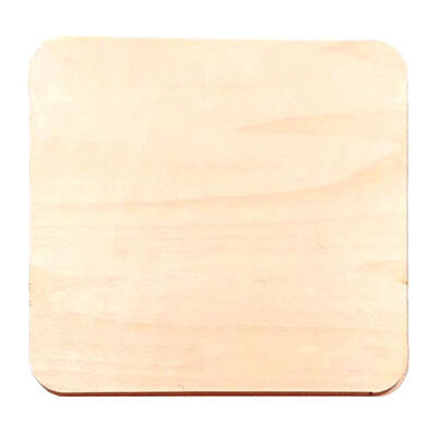 

Square Wood Pieces Blank Plaque for DIY Craft Scrapbooking Building Model