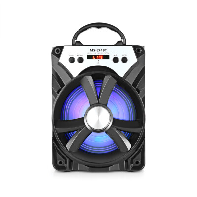 

MS - 274BT Bluetooth Portable Speaker with LED Lights 65 inch Driver Unit