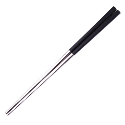 

1 Pair Chopsticks Luxury Reusable Chopsticks Stainless Steel Chop Sticks Length 23CM
