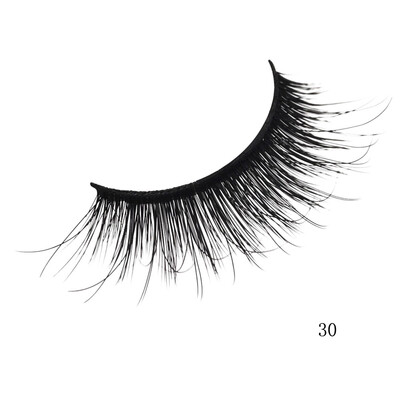 

Gobestart Real 3D Soft Long Natural Eye Lashes Makeup Thick False Eyelash Extension A
