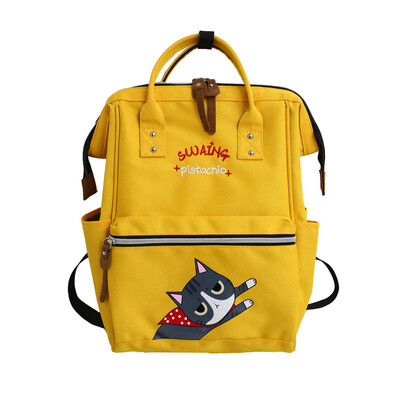 

Junior high school students schoolbag womens Korea style original sink cartoon girls campus double-shoulder bag high school