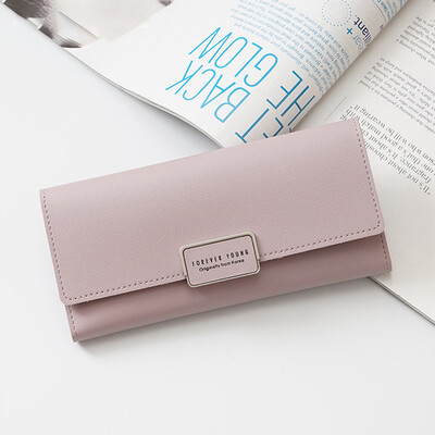 

Tailored Women Wallet Small Zipper Multi Card Position Leather Coin Purse Card Holder BK