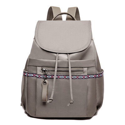 

Ms Shoulder Bag Korean Version of Baitie Fashion School Bag Travel Anti-theft Oxford Canvas Backpack