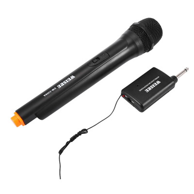 

WEISRE DM - 3308A Professional Karaoke Wireless Handheld VHF Transmitter Microphone Set
