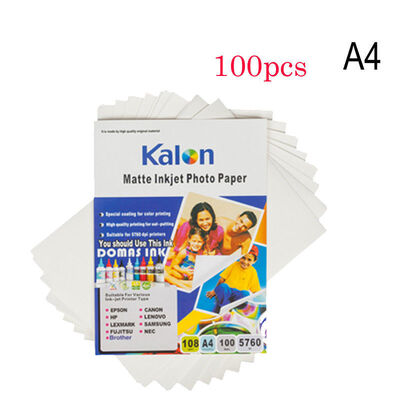 

Ktaxon 100 Sheets A4 Sublimation Heat Transfer Paper for Inkjet Printer Mug T-shirt